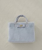 【メゾンドフルール/Maison de FLEUR】の【限定カラーあり】フェイクファー中仕切りバッグ Blue|ID: prp329100004745669 ipo3291000000034309073