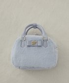 【メゾンドフルール/Maison de FLEUR】の【限定カラーあり】フェイクファーラウンドバッグ Blue|ID: prp329100004745671 ipo3291000000034309082