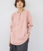 【アメリカンホリック/AMERICAN HOLIC】のバイパチ2WAYヘンリーネックニットプルオーバー Pink|ID: prp329100004745683 ipo3291000000035631830