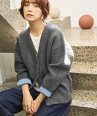 【アメリカンホリック/AMERICAN HOLIC】のVネックWフェイスニットカーディガン Gray Mixture|ID: prp329100004745687 ipo3291000000034309155