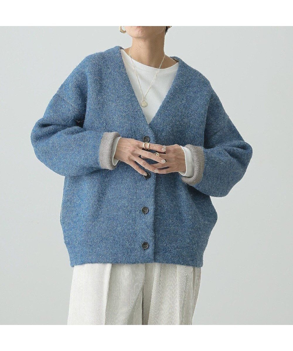 【アメリカンホリック/AMERICAN HOLIC】のVネックWフェイスニットカーディガン インテリア・キッズ・メンズ・レディースファッション・服の通販 founy(ファニー) ファッション Fashion レディースファッション Fashion for Women トップス・カットソー Cut & Sew Tops ニット Knit Tops & Sweaters カーディガン・羽織り Layered Style Cardigans Vネックトップス V-Neck Tops / V-Cut Neckline Shirts アメリカン American Style オレンジ Orange カーディガン Cardigan, Knitwear スタイリッシュ Stylish, Fashionable フェイス Face, Facial Design フェミニン Feminine, Girly ポケット Pocket, Pocket Detail A/W・秋冬 Autumn/Winter おすすめ Recommended / Our Picks Blue|ID: prp329100004745687 ipo3291000000034736466