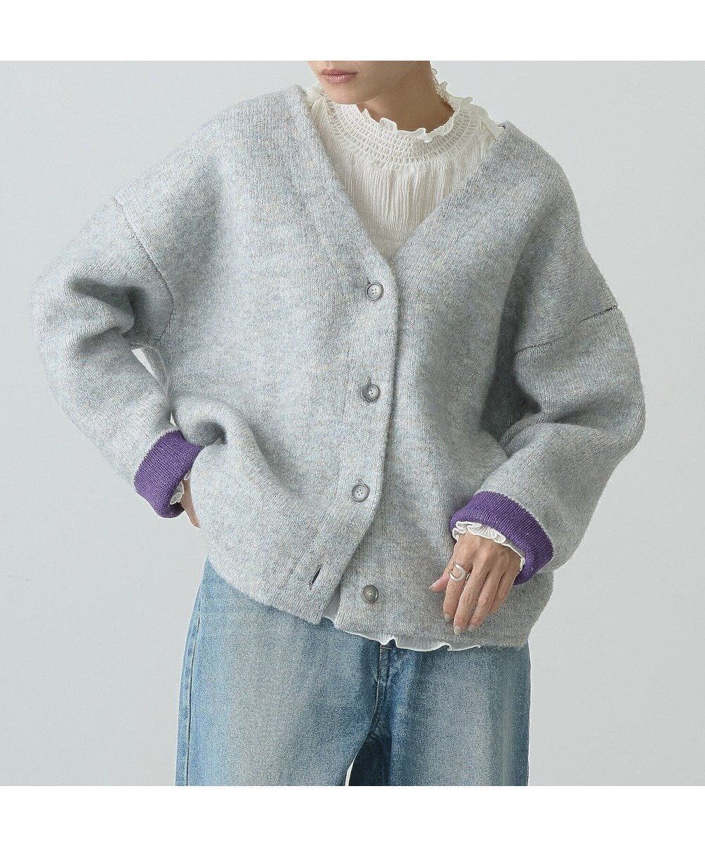 【アメリカンホリック/AMERICAN HOLIC】のVネックWフェイスニットカーディガン インテリア・キッズ・メンズ・レディースファッション・服の通販 founy(ファニー) ファッション Fashion レディースファッション Fashion for Women トップス・カットソー Cut & Sew Tops ニット Knit Tops & Sweaters カーディガン・羽織り Layered Style Cardigans Vネックトップス V-Neck Tops / V-Cut Neckline Shirts アメリカン American Style オレンジ Orange カーディガン Cardigan, Knitwear スタイリッシュ Stylish, Fashionable フェイス Face, Facial Design フェミニン Feminine, Girly ポケット Pocket, Pocket Detail A/W・秋冬 Autumn/Winter おすすめ Recommended / Our Picks Purple|ID: prp329100004745687 ipo3291000000034736467