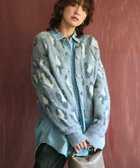 【アメリカンホリック/AMERICAN HOLIC】のレオパード柄ニットカーディガン Light Gray Mixture|ID: prp329100004745688 ipo3291000000034309160