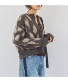 【アメリカンホリック/AMERICAN HOLIC】のレオパード柄ニットカーディガン Brown|ID: prp329100004745688 ipo3291000000035543308