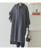 【アメリカンホリック/AMERICAN HOLIC】のT/Rカルゼロングシャツワンピース 人気、トレンドファッション・服の通販 founy(ファニー) ファッション Fashion レディースファッション Fashion for Women ワンピース Dresses シャツワンピース / 1枚で着映えコーデ Shirt Dresses アメリカン American Style シンプル Simple, Minimal スタイリッシュ Stylish, Fashionable スリット Slit, Slit Detail ダウン Down, Puffer ポケット Pocket, Pocket Detail A/W・秋冬 Autumn/Winter おすすめ Recommended / Our Picks エレガント 上品 Elegant thumbnail Charcoal Gray|ID: prp329100004745690 ipo3291000000034309167