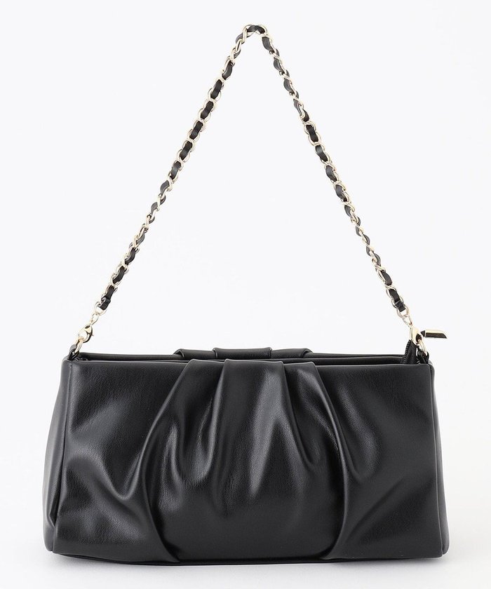 【エニィ スィス/any SiS】の【2WAY】ギャザーチェーンクラッチショルダー バッグ インテリア・キッズ・メンズ・レディースファッション・服の通販 founy(ファニー) https://founy.com/ ファッション Fashion レディースファッション Fashion for Women バッグ Bags クラッチ Clutch, Clutch Bag スーツ Suit, Formalwear セレモニー Ceremony チェーン Chain, Chain Strap ドレス Dress, One-Piece フォーマル Formal, Dressy |ID: prp329100004745691 ipo3291000000034309180