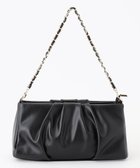 【エニィ スィス/any SiS】の【2WAY】ギャザーチェーンクラッチショルダー バッグ ブラック|ID: prp329100004745691 ipo3291000000034309181