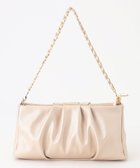 【エニィ スィス/any SiS】の【2WAY】ギャザーチェーンクラッチショルダー バッグ シャンパン|ID: prp329100004745691 ipo3291000000034309182