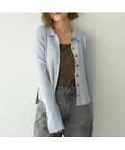 【イェッカ ヴェッカ/YECCA VECCA】の襟付きニットカーディガン Sax|ID: prp329100004745696 ipo3291000000034309217