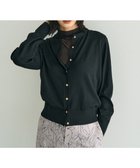 【イェッカ ヴェッカ/YECCA VECCA】の金釦クルーネックカーディガン Black|ID: prp329100004745697 ipo3291000000034817969