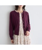 【イェッカ ヴェッカ/YECCA VECCA】の金釦クルーネックカーディガン Wine|ID: prp329100004745697 ipo3291000000034817970