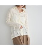 【イェッカ ヴェッカ/YECCA VECCA】のフラワー起毛レースシャツ 人気、トレンドファッション・服の通販 founy(ファニー) ファッション Fashion レディースファッション Fashion for Women トップス・カットソー Cut & Sew Tops シャツ・ブラウス・オフィスカジュアル Elegant Blouses & Button-Ups インナー Innerwear ジャケット Jacket, Outerwear フラワー Flower, Floral ポケット Pocket, Pocket Detail レース Lace, Lace Fabric エレガント 上品 Elegant A/W・秋冬 Autumn/Winter thumbnail Off White|ID: prp329100004745699 ipo3291000000034309228