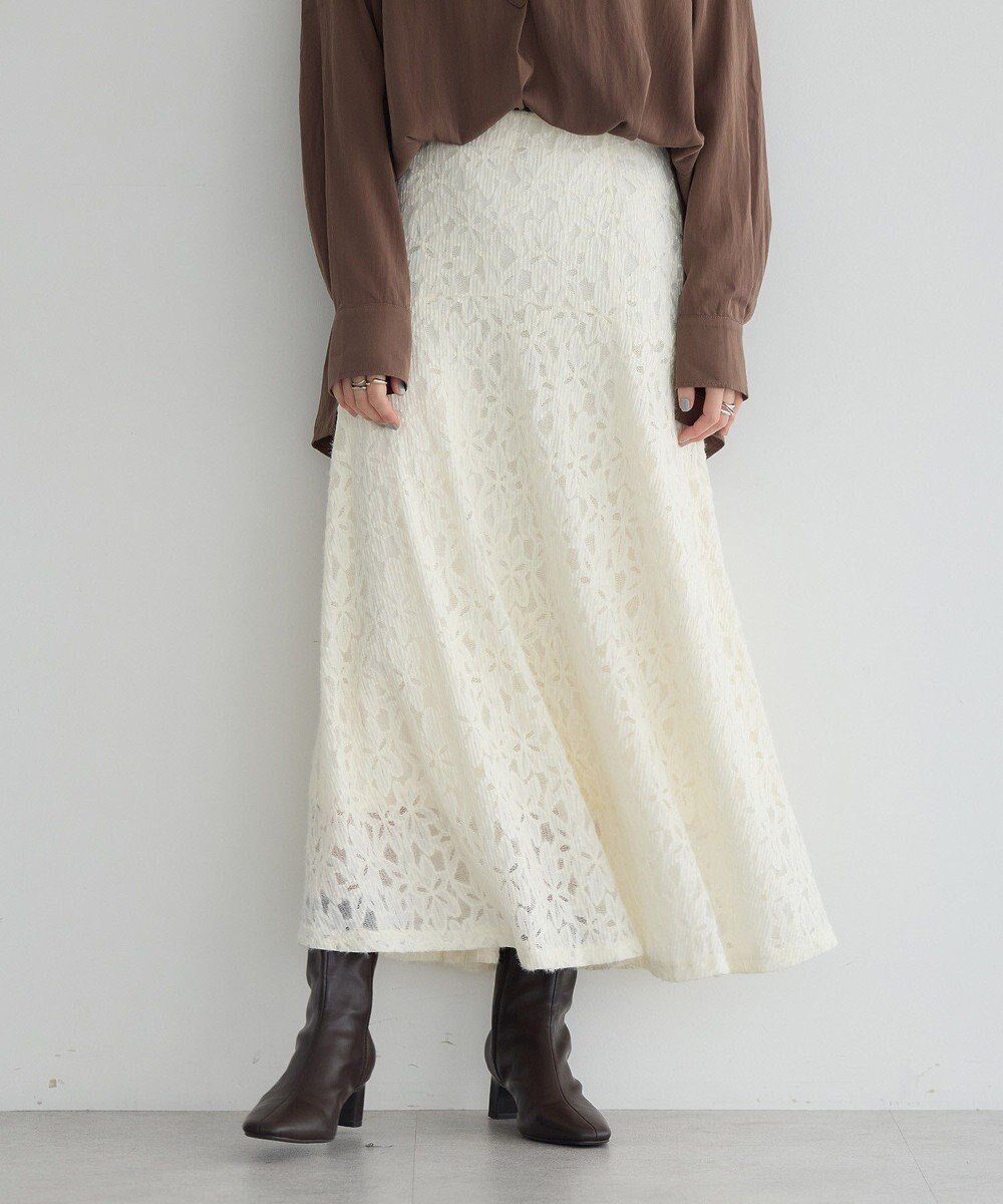 【イェッカ ヴェッカ/YECCA VECCA】のフラワー起毛レースマーメイドスカート 人気、トレンドファッション・服の通販 founy(ファニー) ファッション Fashion レディースファッション Fashion for Women スカート Skirts おすすめ Recommended / Our Picks フィット Fit, Slim Fit フェミニン Feminine, Girly フラワー Flower, Floral ポケット Pocket, Pocket Detail レース Lace, Lace Fabric A/W・秋冬 Autumn/Winter other-1|ID: prp329100004745703 ipo3291000000034309239