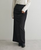 【クラフトスタンダードブティック/CRAFT STANDARD BOUTIQUE】のドレープデザインIラインスカート Black|ID: prp329100004745717 ipo3291000000034309392
