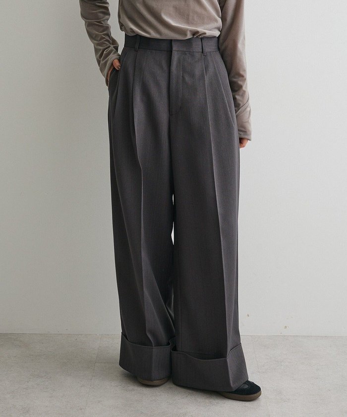 【クラフトスタンダードブティック/CRAFT STANDARD BOUTIQUE】のロールアップパンツ インテリア・キッズ・メンズ・レディースファッション・服の通販 founy(ファニー) https://founy.com/ ファッション Fashion レディースファッション Fashion for Women パンツ Pants & Trousers クラシカル Classical, Vintage-Inspired スニーカー Sneakers, Trainers トレンド Trend, Trending Now バランス Balance, Style Balance ベーシック Basic, Essential ポケット Pocket, Pocket Detail ロールアップ Roll-Up, Cuffed Hem ワイド Wide, Wide Fit A/W・秋冬 Autumn/Winter 新作・新入荷 New Arrivals / New In おすすめ Recommended / Our Picks エレガント 上品 Elegant ビジネス 仕事 通勤 Business / Work / Commuting |ID: prp329100004745718 ipo3291000000034309394