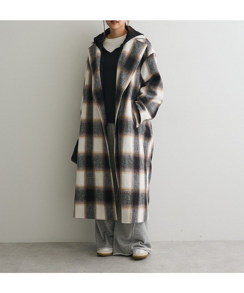 【クラフトスタンダードブティック/CRAFT STANDARD BOUTIQUE】のウールライクロングコート インテリア・キッズ・メンズ・レディースファッション・服の通販 founy(ファニー)  ファッション Fashion レディースファッション Fashion for Women アウター Coat / Outerwear Collection コート・ロングコート・ピーコート Long Coats, Peacoats & More レディースジャケット・軽アウター Jackets アクリル Acrylic Material クラシカル Classical, Vintage-Inspired 軽量 Lightweight, Ultra Light ジャケット Jacket, Outerwear チェック Check, Plaid, Tartan バランス Balance, Style Balance ポケット Pocket, Pocket Detail ロング Long, Long-Length 冬 Winter / This Winter A/W・秋冬 Autumn/Winter 新作・新入荷 New Arrivals / New In エレガント 上品 Elegant ビジネス 仕事 通勤 Business / Work / Commuting Check Black|ID: prp329100004745720 ipo3291000000034309404