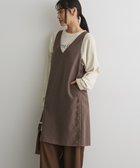 【クラフトスタンダードブティック/CRAFT STANDARD BOUTIQUE】のレース付きピンストライプジャンパースカート Stripe Brown|ID: prp329100004745721 ipo3291000000034309407