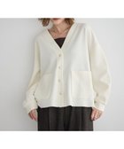 【イェッカ ヴェッカ/YECCA VECCA】の金釦カットジョーゼットカーディガン Ivory|ID: prp329100004745725 ipo3291000000034309417