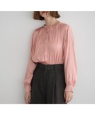 【イェッカ ヴェッカ/YECCA VECCA】のサテンギャザーブラウス 人気、トレンドファッション・服の通販 founy(ファニー) ファッション Fashion レディースファッション Fashion for Women トップス・カットソー Cut & Sew Tops シャツ・ブラウス・オフィスカジュアル Elegant Blouses & Button-Ups おすすめ Recommended / Our Picks ギャザー Gathered, Ruffled サテン Satin, Glossy Fabric フェミニン Feminine, Girly フロント Front, Front Design ポケット Pocket, Pocket Detail エレガント 上品 Elegant A/W・秋冬 Autumn/Winter thumbnail Pink|ID: prp329100004745726 ipo3291000000035521261