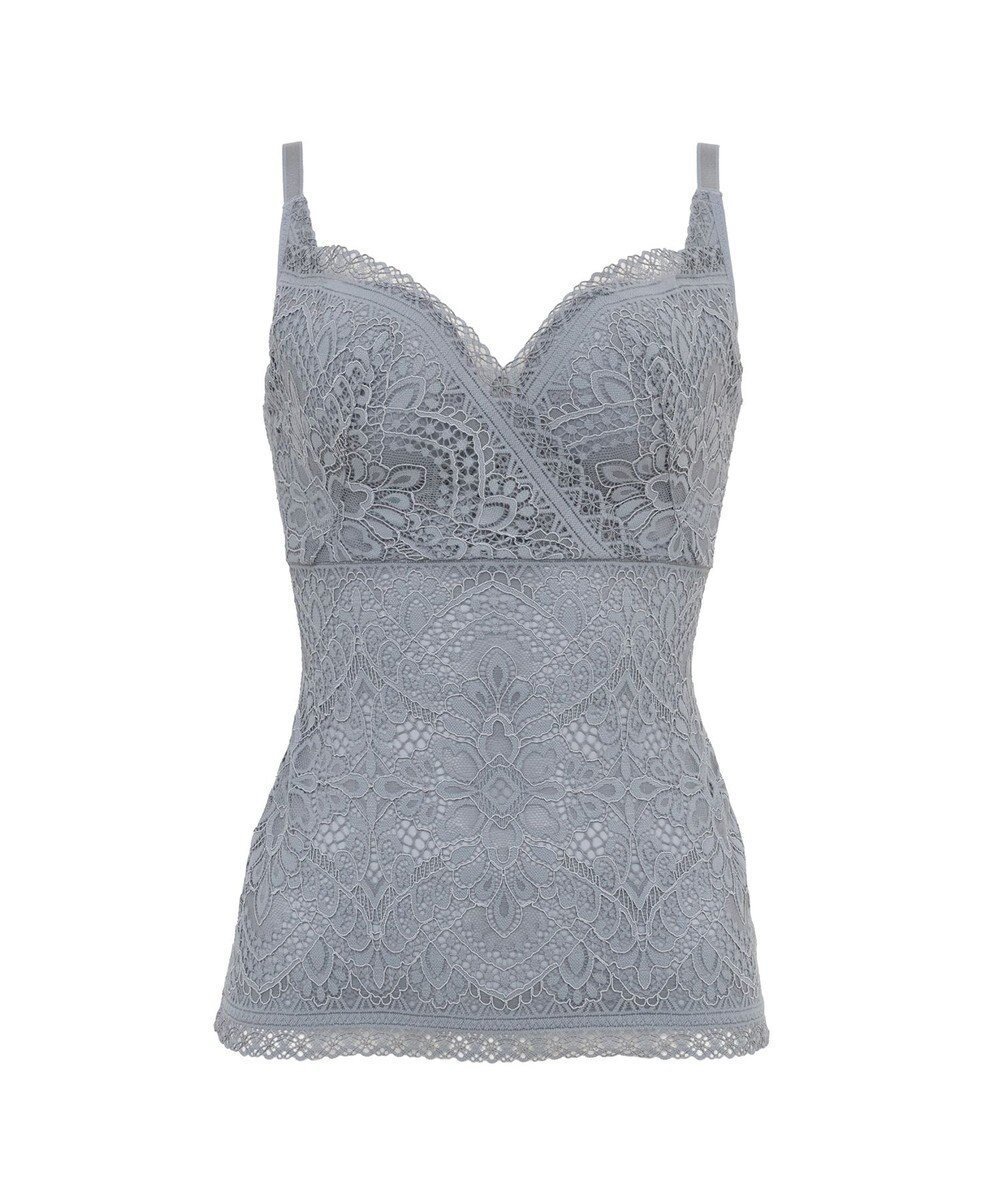 【ブラデリス ニューヨーク/BRADELIS New York】の【BRADELIS Me】 Perfumyプラスブラキャミ25A1 ノンワイヤー 補正下着 カップ付き ブラトップ バストアップ インテリア・キッズ・メンズ・レディースファッション・服の通販 founy(ファニー) ファッション Fashion レディースファッション Fashion for Women トップス・カットソー Cut & Sew Tops キャミソール&ノースリーブ Camisoles & Sleeveless Tops 下着・ランジェリー Lingerie & Intimates アンダーウェア・ベースインナー・肌着 Underwear / Base Layer / Undergarments アンダー Underwear Essentials インナー Innerwear スタイリッシュ Stylish, Fashionable ストレート Straight, Straight Cut タンブラー Tumbler, Travel Mug デコルテ Décolleté, Neckline フィット Fit, Slim Fit メッシュ Mesh, Net Fabric モダン Modern, Contemporary ランジェリー Lingerie, Intimate Wear ループ Loop, Loop Knit レース Lace, Lace Fabric ワイヤー Wire, Wired Bra おすすめ Recommended / Our Picks グレー|ID: prp329100004745734 ipo3291000000034309450