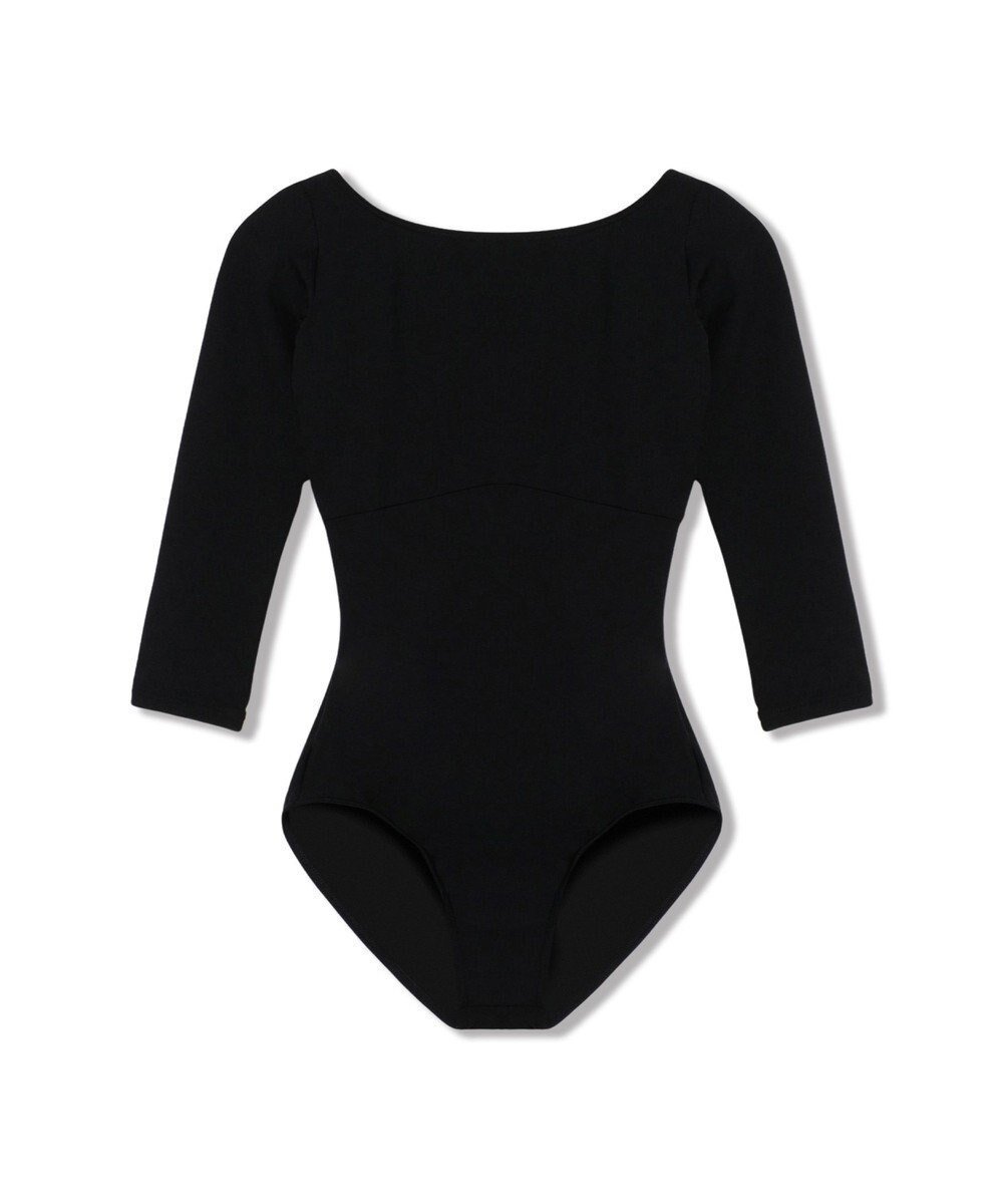 【チャコット/Chacott】の7分袖レオタード 人気、トレンドファッション・服の通販 founy(ファニー) 　ファッション　Fashion　レディースファッション　Fashion for Women　トップス・カットソー　Cut & Sew Tops　シンプル　Simple, Minimal　ストレッチ　Stretch, Stretchy Fabric　デコルテ　Décolleté, Neckline　フィット　Fit, Slim Fit　人気　Popular, Best Seller　 other-1|ID: prp329100004745745 ipo3291000000035463215