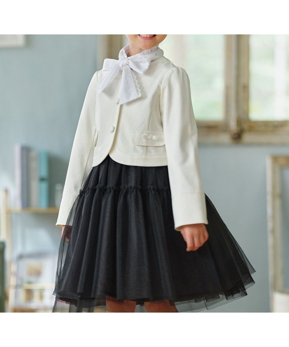 【組曲 / KIDS/KUMIKYOKU】の【110-140㎝】ノーカラー ジャケット 人気、トレンドファッション・服の通販 founy(ファニー) ファッション Fashion キッズファッション Fashion for Kids アウター Coat Outerwear /Kids カットソー Cut and Sewn Top コレクション Collection, Seasonal Line シンプル Simple, Minimal ジャケット Jacket, Outerwear セレモニー Ceremony ポケット Pocket, Pocket Detail リボン Ribbon, Bow レース Lace, Lace Fabric 夏 Summer 春 Spring S/S・春夏 SS, Spring/Summer, Warm Season other-1|ID: prp329100004745755 ipo3291000000034309619