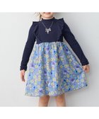 【エニィ/ANY / KIDS】の花柄ドッキングワンピース ネイビー|ID: prp329100004745759 ipo3291000000034309669