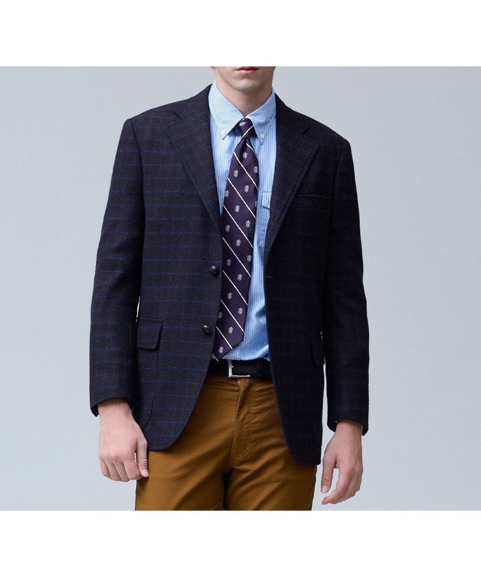 【ジェイ プレス/J.PRESS / MEN】の【LOVAT / ラバット】カントリーチェック ツイードジャケット / Authentic-Fit インテリア・キッズ・メンズ・レディースファッション・服の通販 founy(ファニー) https://founy.com/ ファッション Fashion メンズファッション Fashion for Men アウター Men's Coats Outerwear テーラードジャケット Tailored Jackets & Blazers クラシック Classic, Timeless Style ショルダー Shoulder, Shoulder Strap シンプル Simple, Minimal ジャケット Jacket, Outerwear スポーツ Sports, Activewear スーツ Suit, Formalwear チェック Check, Plaid, Tartan ツイード Twill, Twill Weave ファブリック Fabric, Textile フィット Fit, Slim Fit ボックス Boxy, Box Shape モダン Modern, Contemporary A/W・秋冬 Autumn/Winter 新作・新入荷 New Arrivals / New In |ID: prp329100004745764 ipo3291000000034309700