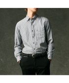 【ジョセフ アブード/JOSEPH ABBOUD / MEN】の【柔らか・光沢感】コットンビエラストライプ シャツ ネイビー系1|ID: prp329100004745774 ipo3291000000034309734