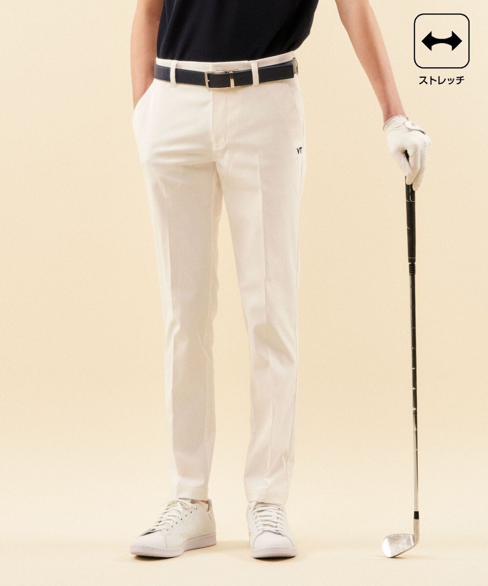 【23区 ゴルフ/23区GOLF / MEN】の【MEN】【ストレッチ】アポロック ストレッチパンツ インテリア・キッズ・メンズ・レディースファッション・服の通販 founy(ファニー) 　ファッション　Fashion　メンズファッション　Fashion for Men　ボトムス　Bottoms　ゴルフ　Golf　イエロー　Yellow　シンプル　Simple, Minimal　スタンダード　Standard, Basic　ストレッチ　Stretch, Stretchy Fabric　スマート　Smart, Elegant　バランス　Balance, Style Balance　ボトム　Bottoms, Lower Wear　夏　Summer　春　Spring　S/S・春夏　SS, Spring/Summer, Warm Season　ホワイト系|ID: prp329100004745786 ipo3291000000035556221