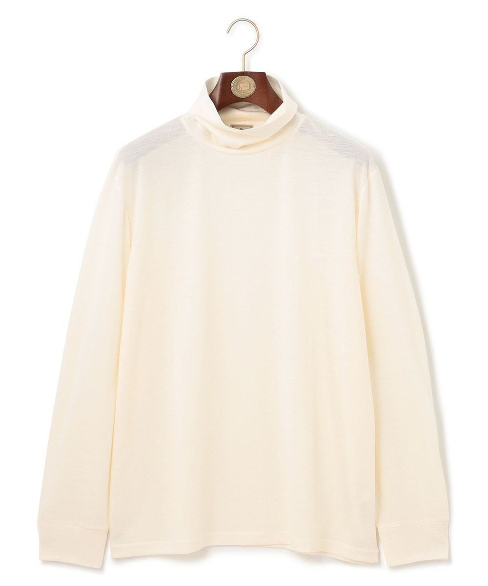 【ジェイ プレス/J.PRESS / MEN】のウールストレッチジャージ タートルネックカットソー インテリア・キッズ・メンズ・レディースファッション・服の通販 founy(ファニー) ファッション Fashion メンズファッション Fashion for Men トップス・カットソー Cut & Sew Tops メンズシャツ Shirts カットソー Cut and Sewn Top 抗菌 Antibacterial, Bacteria-Resistant ジャケット Jacket, Outerwear タートルネック Turtleneck, High Neck フィット Fit, Slim Fit レギュラー Regular, Standard Fit A/W・秋冬 Autumn/Winter おすすめ Recommended / Our Picks ホワイト系|ID: prp329100004745789 ipo3291000000034309851