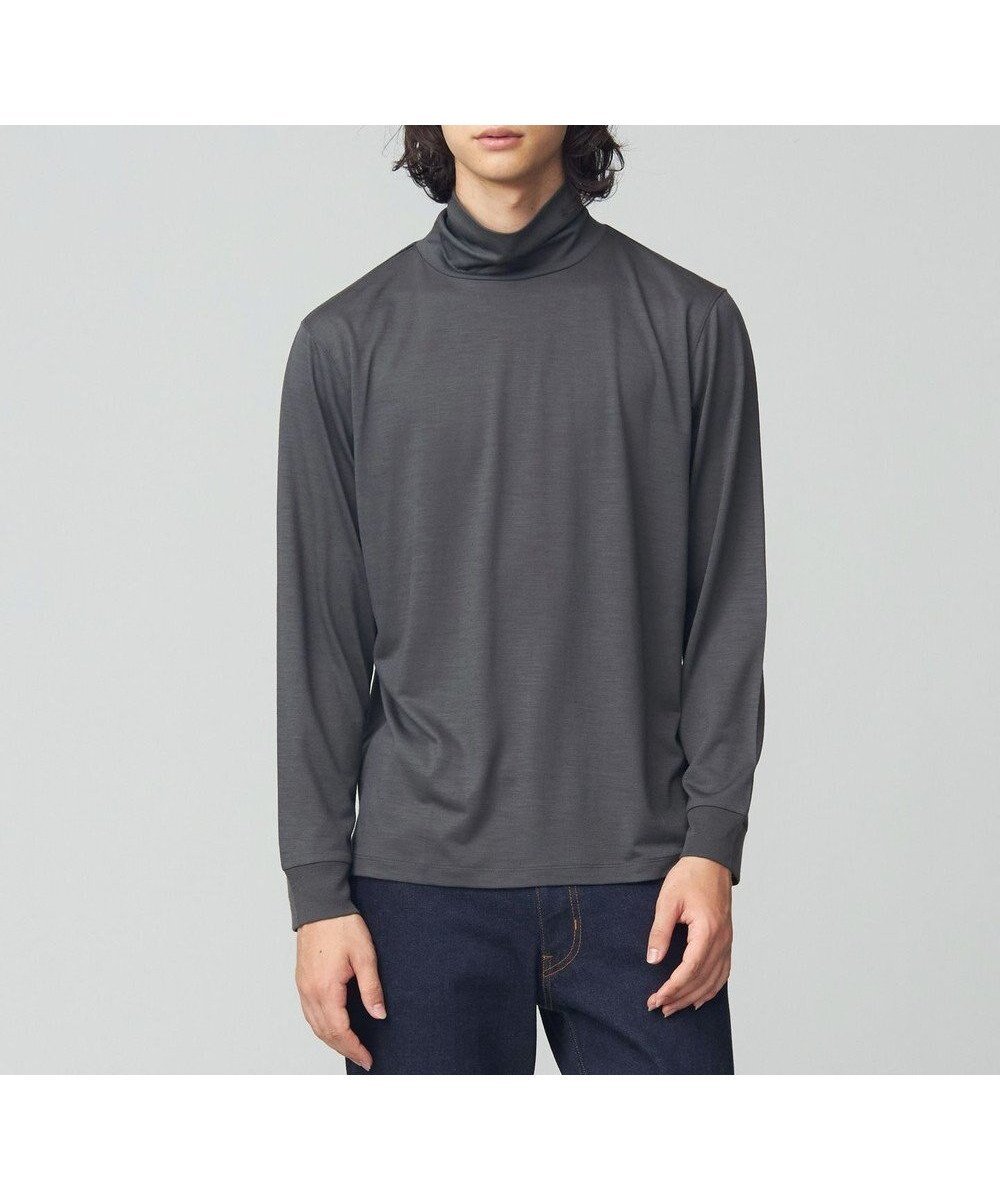 【ジェイ プレス/J.PRESS / MEN】のウールストレッチジャージ タートルネックカットソー インテリア・キッズ・メンズ・レディースファッション・服の通販 founy(ファニー) ファッション Fashion メンズファッション Fashion for Men トップス・カットソー Cut & Sew Tops メンズシャツ Shirts カットソー Cut and Sewn Top 抗菌 Antibacterial, Bacteria-Resistant ジャケット Jacket, Outerwear タートルネック Turtleneck, High Neck フィット Fit, Slim Fit レギュラー Regular, Standard Fit A/W・秋冬 Autumn/Winter おすすめ Recommended / Our Picks グレー系|ID: prp329100004745789 ipo3291000000034309852