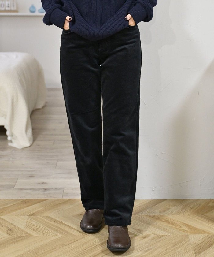 【サキュウ/caqu】の【裏起毛/コーデュロイ/ストレッチ】ストレートコーデュロイパンツ インテリア・キッズ・メンズ・レディースファッション・服の通販 founy(ファニー) https://founy.com/ ファッション Fashion レディースファッション Fashion for Women パンツ Pants & Trousers インディゴ Indigo Denim コーデュロイ Corduroy, Cord Fabric ジーンズ Jeans, Denim Pants ストレッチ Stretch, Stretchy Fabric ストレート Straight, Straight Cut フィット Fit, Slim Fit A/W・秋冬 Autumn/Winter S/S・春夏 SS, Spring/Summer, Warm Season 新作・新入荷 New Arrivals / New In 夏 Summer |ID: prp329100004745812 ipo3291000000034310120