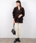 【サキュウ/caqu】の【裏起毛/コーデュロイ/ストレッチ】ストレートコーデュロイパンツ ivory|ID: prp329100004745812 ipo3291000000034338735