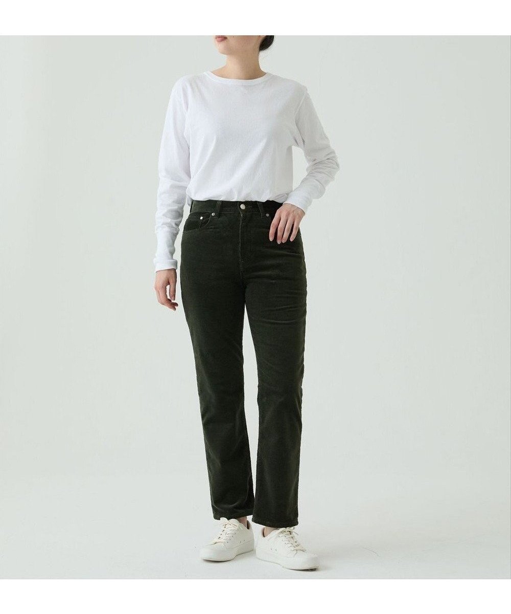 【サキュウ/caqu】の【裏起毛/コーデュロイ/ストレッチ】ストレートコーデュロイパンツ インテリア・キッズ・メンズ・レディースファッション・服の通販 founy(ファニー)  ファッション Fashion レディースファッション Fashion for Women パンツ Pants & Trousers インディゴ Indigo Denim コーデュロイ Corduroy, Cord Fabric ジーンズ Jeans, Denim Pants ストレッチ Stretch, Stretchy Fabric ストレート Straight, Straight Cut フィット Fit, Slim Fit A/W・秋冬 Autumn/Winter S/S・春夏 SS, Spring/Summer, Warm Season 新作・新入荷 New Arrivals / New In 夏 Summer olive|ID: prp329100004745812 ipo3291000000034338736
