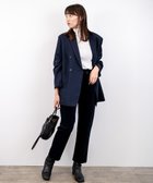 【サキュウ/caqu】の【裏起毛/コーデュロイ/ストレッチ】ストレートコーデュロイパンツ navy|ID: prp329100004745812 ipo3291000000034378220