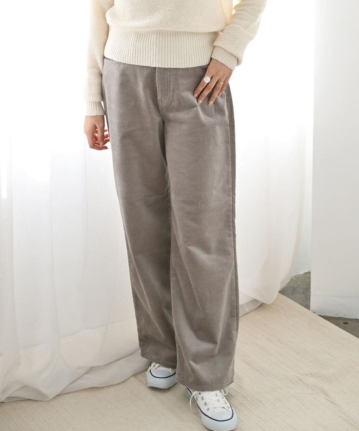 【サキュウ/caqu】の【裏起毛/コーデュロイ/ストレッチ】ワイドバギーコーデュロイパンツ インテリア・キッズ・メンズ・レディースファッション・服の通販 founy(ファニー) https://founy.com/ ファッション Fashion レディースファッション Fashion for Women パンツ Pants & Trousers インディゴ Indigo Denim コーデュロイ Corduroy, Cord Fabric ジーンズ Jeans, Denim Pants ストレッチ Stretch, Stretchy Fabric フィット Fit, Slim Fit A/W・秋冬 Autumn/Winter S/S・春夏 SS, Spring/Summer, Warm Season 新作・新入荷 New Arrivals / New In 夏 Summer |ID: prp329100004745813 ipo3291000000034310123