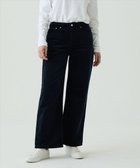 【サキュウ/caqu】のワイドフィット 裏起毛コーデュロイパンツ navy|ID: prp329100004745813 ipo3291000000034388631