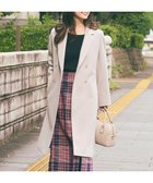 【エニィ スィス/any SiS】のウールライクノーブルチェスター コート ライトベージュ|ID: prp329100004745841 ipo3291000000034310317