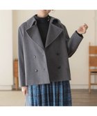 【組曲/KUMIKYOKU】のショートビーバー ピーコート 人気、トレンドファッション・服の通販 founy(ファニー) ファッション Fashion レディースファッション Fashion for Women アウター Coat / Outerwear Collection コート・ロングコート・ピーコート Long Coats, Peacoats & More レディースジャケット・軽アウター Jackets クラシカル Classical, Vintage-Inspired ショート Short, Short Length ジャケット Jacket, Outerwear スリーブ Sleeve, Long Sleeve / Short Sleeve バランス Balance, Style Balance フォルム Silhouette, Form ボトム Bottoms, Lower Wear ワイド Wide, Wide Fit A/W・秋冬 Autumn/Winter エレガント 上品 Elegant thumbnail トップグレー系|ID: prp329100004745845 ipo3291000000034310369