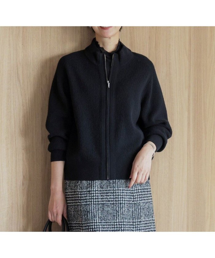 【ジェイ プレス/J.PRESS】の【洗える】CAT ジップアップブルゾン ニット インテリア・キッズ・メンズ・レディースファッション・服の通販 founy(ファニー) https://founy.com/ ファッション Fashion レディースファッション Fashion for Women アウター Coat / Outerwear Collection ブルゾンジャケット・スポーティアウター Blouson Jackets トップス・カットソー Cut & Sew Tops ニット Knit Tops & Sweaters セーター Sweater, Knitwear ベーシック Basic, Essential 洗える Machine Washable 畦 Ribbed Knit A/W・秋冬 Autumn/Winter |ID: prp329100004745854 ipo3291000000034310440