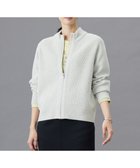 【ジェイ プレス/J.PRESS】の【洗える】CAT ジップアップブルゾン ニット ライトグレー系|ID: prp329100004745854 ipo3291000000034310444