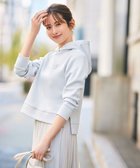 【エニィ スィス/any SiS】の【洗える】ダンボールプル パーカー 人気、トレンドファッション・服の通販 founy(ファニー) ファッション Fashion レディースファッション Fashion for Women トップス・カットソー Cut & Sew Tops レディースパーカー・カジュアルフーディー Casual Hoodies & Sweatshirts 春 Spring 洗える Machine Washable スリット Slit, Slit Detail パーカー Hoodie, Parka フェミニン Feminine, Girly S/S・春夏 SS, Spring/Summer, Warm Season おすすめ Recommended / Our Picks 夏 Summer thumbnail ライトブルー|ID: prp329100004745909 ipo3291000000034311002