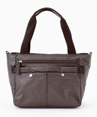 【ラ バガジェリー/LA BAGAGERIE】のモノグラム スクエアナイロントート ガンメタリック|ID: prp329100004745927 ipo3291000000034311159