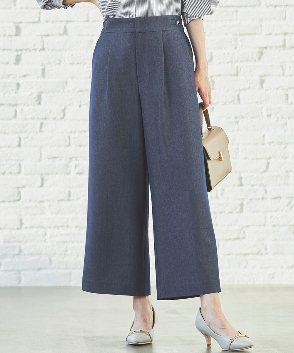 【エニィ スィス/any SiS】の【洗える】ビットポイント ワイドパンツ 人気、トレンドファッション・服の通販 founy(ファニー)  ファッション Fashion レディースファッション Fashion for Women パンツ Pants & Trousers 春 Spring 洗える Machine Washable シャンブレー Chambray, Denim-Like Fabric ストレッチ Stretch, Stretchy Fabric ツイル Twist, Twisted Detail デニム Denim, Jeans Material 定番 Standard, Basic Item 楽ちん Easy Fit, Comfortable ワイド Wide, Wide Fit S/S・春夏 SS, Spring/Summer, Warm Season おすすめ Recommended / Our Picks 夏 Summer エレガント 上品 Elegant  other-1|ID: prp329100004745975 ipo3291000000034311531