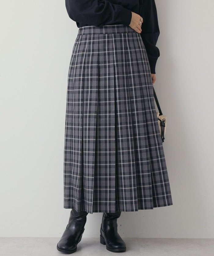 【アメリカンホリック/AMERICAN HOLIC】のT/Rタータンチェックプリーツスカート インテリア・キッズ・メンズ・レディースファッション・服の通販 founy(ファニー) https://founy.com/ ファッション Fashion レディースファッション Fashion for Women スカート Skirts プリーツスカート / 上品フェミニンスタイル Pleated Skirts アメリカン American Style クラシカル Classical, Vintage-Inspired スタイリッシュ Stylish, Fashionable プリーツ Pleats, Pleated ポケット Pocket, Pocket Detail A/W・秋冬 Autumn/Winter おすすめ Recommended / Our Picks エレガント 上品 Elegant |ID: prp329100004745984 ipo3291000000034311625