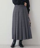 【アメリカンホリック/AMERICAN HOLIC】のT/Rタータンチェックプリーツスカート Black|ID: prp329100004745984 ipo3291000000034311626