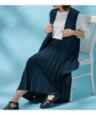 【エニー/ANY】の【洗濯機可能/ウエストゴム/UVケア/接触冷感】リネンライクエアーヴィンテージ プリーツスカート ネイビー|ID: prp329100004746033 ipo3291000000034311936