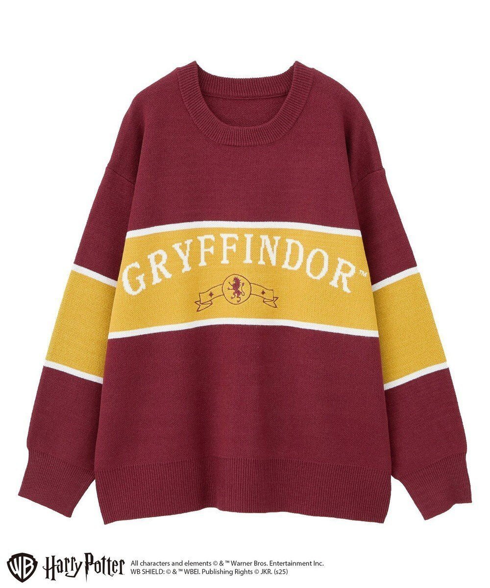 【グリーンパークス/Green Parks】のハリー・ポッター/ジャガードラインニット インテリア・キッズ・メンズ・レディースファッション・服の通販 founy(ファニー) ファッション Fashion レディースファッション Fashion for Women トップス・カットソー Cut & Sew Tops ニット Knit Tops & Sweaters おすすめ Recommended / Our Picks ジャケット Jacket, Outerwear セーター Sweater, Knitwear ポケット Pocket, Pocket Detail モチーフ Motif, Design Theme A/W・秋冬 Autumn/Winter Red|ID: prp329100004746054 ipo3291000000034312092