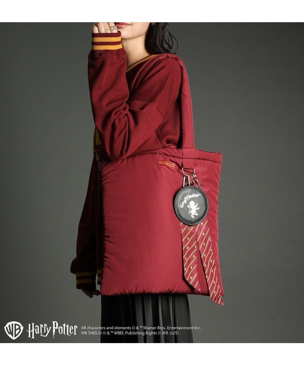 【グリーンパークス/Green Parks】のハリー・ポッター/パフィートートBag インテリア・キッズ・メンズ・レディースファッション・服の通販 founy(ファニー) 　ファッション　Fashion　レディースファッション　Fashion for Women　バッグ　Bags　おすすめ　Recommended / Our Picks　ポケット　Pocket, Pocket Detail　モチーフ　Motif, Design Theme　Red|ID: prp329100004746067 ipo3291000000034312143